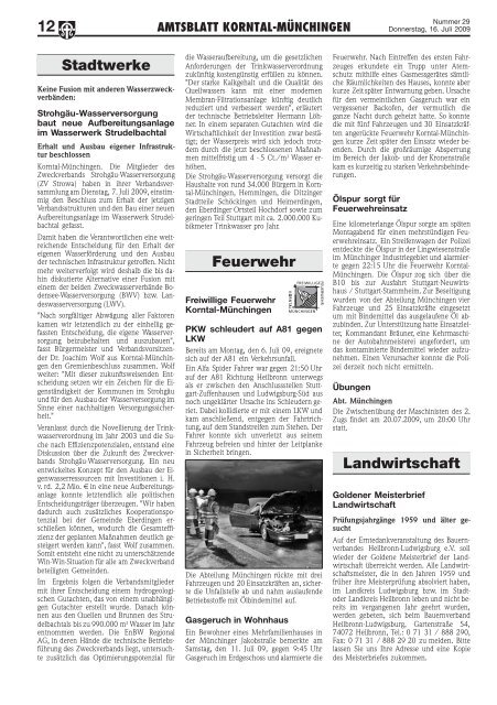 amtsblatt korntal-münchingen 7 - Stadt Korntal-Münchingen