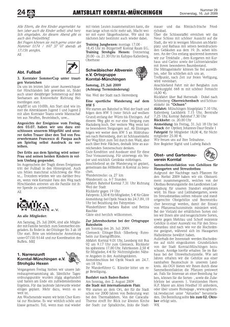 amtsblatt korntal-münchingen 7 - Stadt Korntal-Münchingen