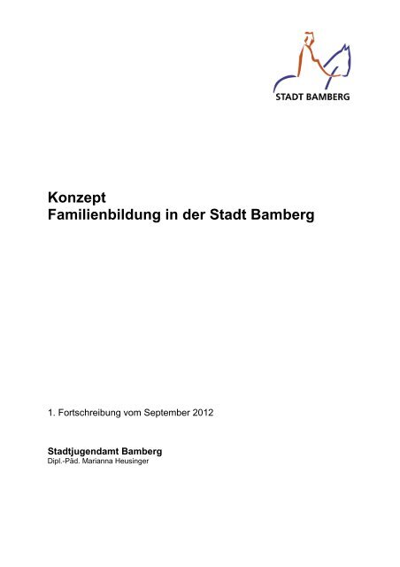 Gesamtkonzept Familienbildung der Stadt Bamberg