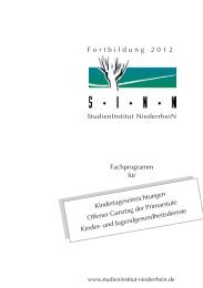 KiTa 2012 - StudienInstitut NiederrheiN