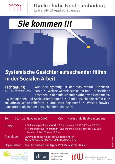 Sie kommen !!! - Hochschule Neubrandenburg