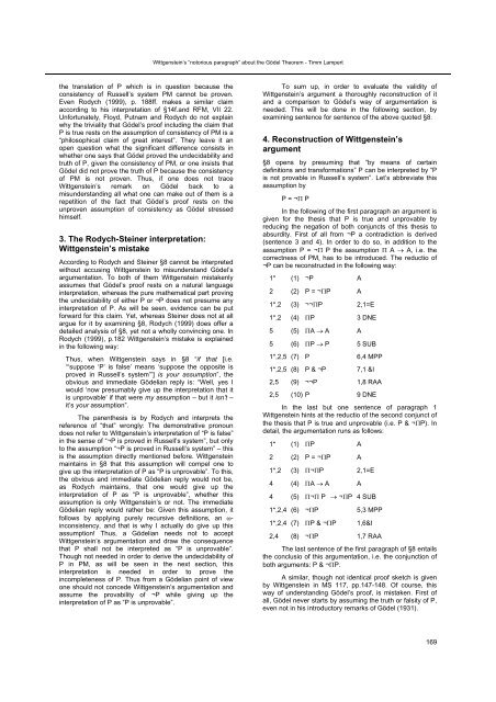 Preproceedings 2006 - Austrian Ludwig Wittgenstein Society