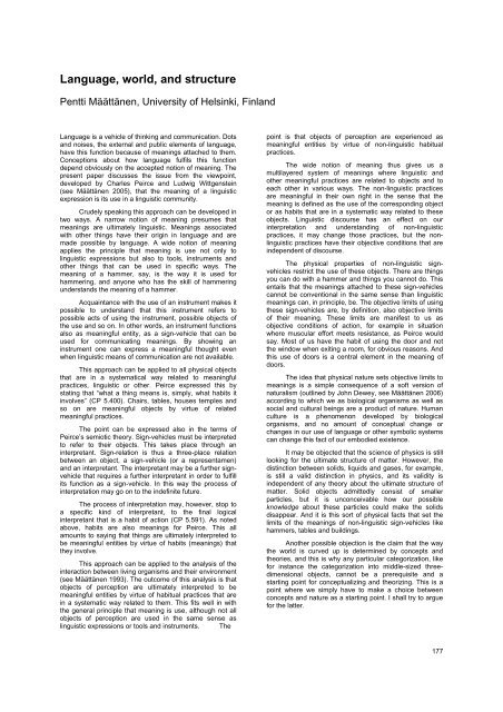 Preproceedings 2006 - Austrian Ludwig Wittgenstein Society