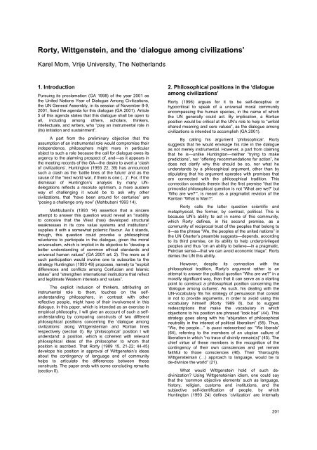 Preproceedings 2006 - Austrian Ludwig Wittgenstein Society