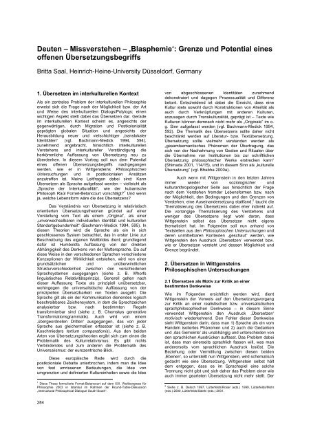 Preproceedings 2006 - Austrian Ludwig Wittgenstein Society