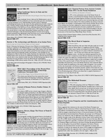 Book News Winter 2012 Part2.pdf - Oxbow Books