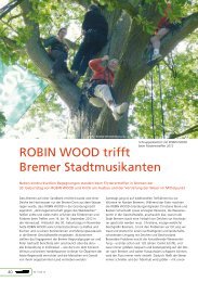 ROBIN WOOD trifft Bremer Stadtmusikanten