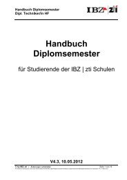Handbuch Diplomsemester Dipl. Techniker/in HF - PP99