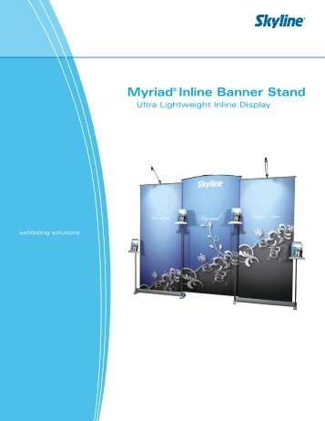 Myriad® Inline Banner Stand