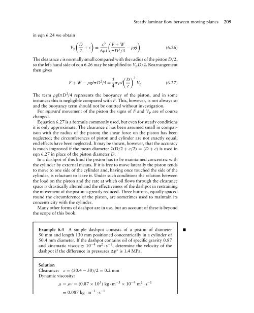 Mechanics of Fluids