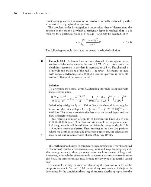 Mechanics of Fluids