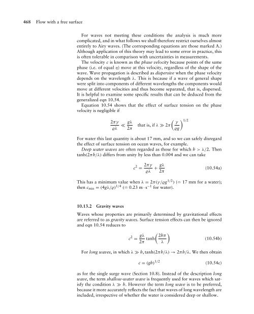 Mechanics of Fluids