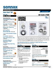 GM 4L60-E PWM Sure Cure® Kit - Sonnax