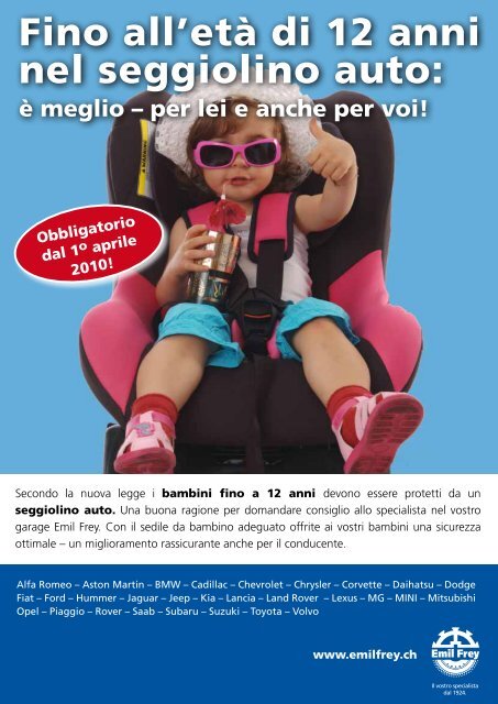 Fino all'età di 12 anni nel seggiolino auto: - Emil Frey AG