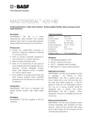 Datasheet - Masterseal 420 HB - BASF Construction Chemicals