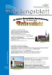 Amtsblatt Ausgabe 02/2013 - Gemeinde Königsbach-Stein