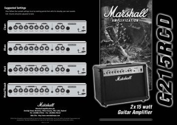 M-G215RCD Hbk. Multi - Marshall