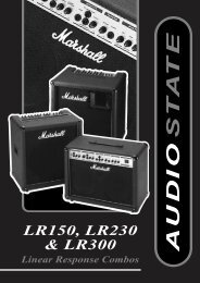 Marshall Ampli Combo Hybride Valvestate VS265 Occasion