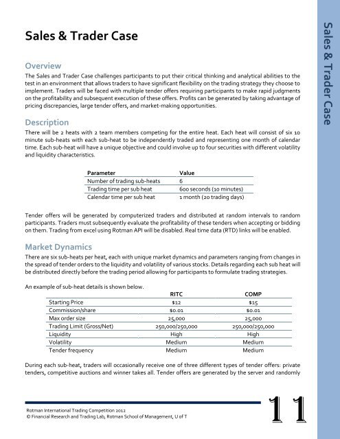 RITC 2012 Case Package - Rotman International Trading ...