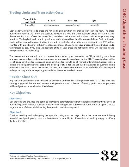 RITC 2012 Case Package - Rotman International Trading ...