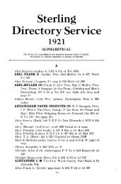 Wisconsin Rapids City Directory 1921 Part 2 - McMillan Memorial ...
