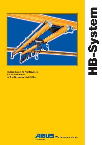 HB-System Programm ABUS - Abus Kransysteme GmbH