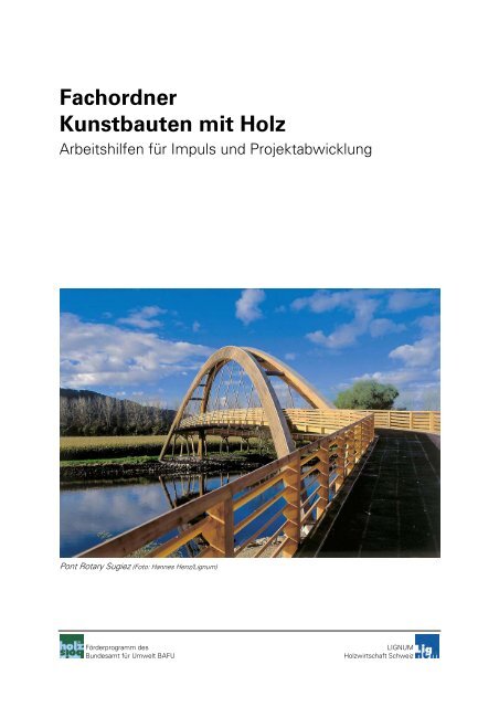 Fachordner Kunstbauten mit Holz - PROHOLZ Lignum Luzern