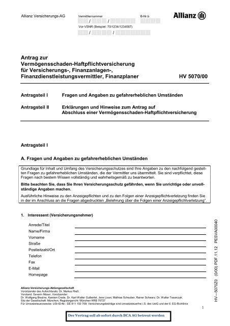 1. Erfassungsbogen VSH 2013 - Bca