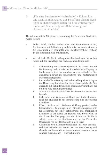 Jahresbericht 2004 - Deutsches Studentenwerk