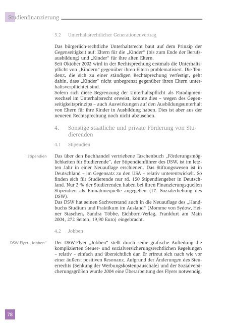 Jahresbericht 2004 - Deutsches Studentenwerk