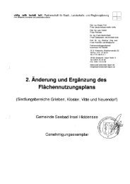 Flächennutzungsplan der Insel Hiddensee ... - Amt West Rügen