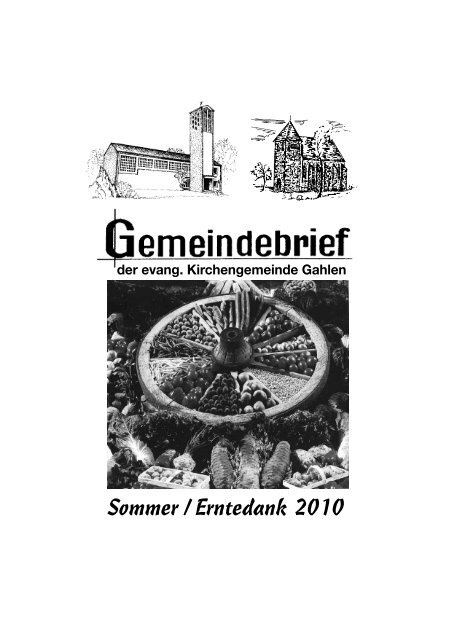 Sommer / Erntedank 2010 - Herzlich willkommen bei der Ev ...