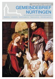 Gemeindebrief Nürtingen - Evangelische Gesamtkirchengemeinde ...