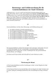 Benutzungs- und Gebührenordnung für die ... - Ulrichstein