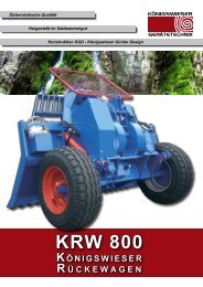 Getriebeseilwinde KRW 800
