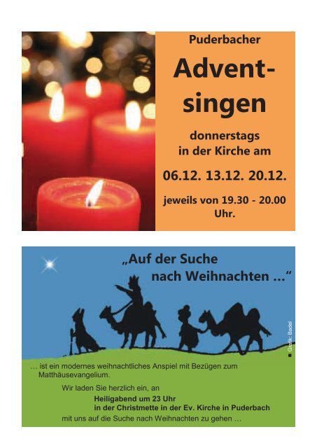 Gemeindebrief „Begegnungen“ - Evangelische Kirchengemeinde ...