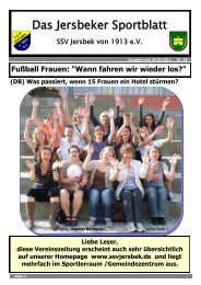 Ausgabe 09.2012 - SSV Jersbek