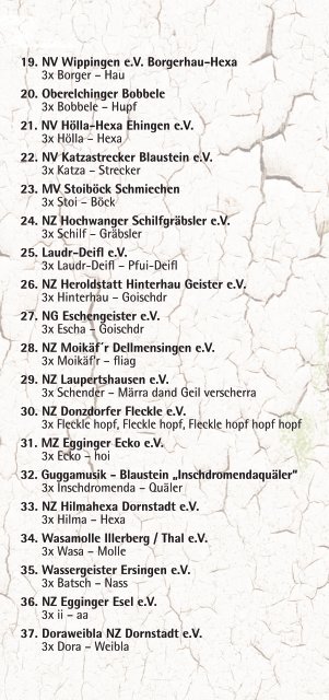 Info-Flyer als PDF - Narrenzunft Herrlinger Kuhschwanzhexen