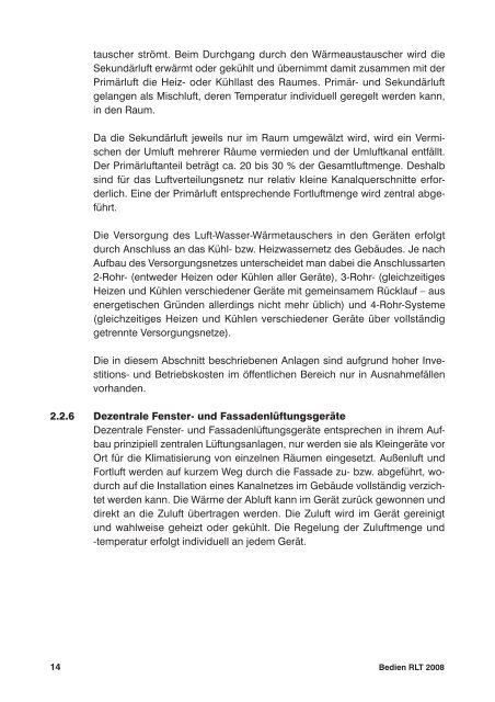 Bedienen von Raumlufttechnischen Anlagen in öffentlichen Gebäuden