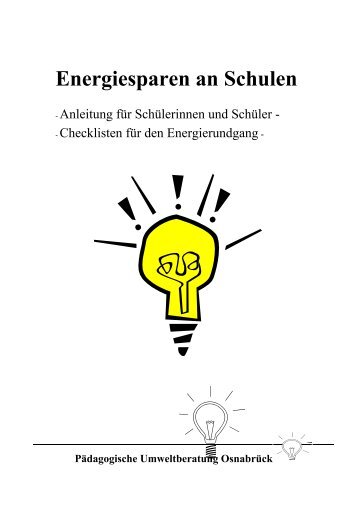 Energie sparen in der Schule - BUND Lemgo