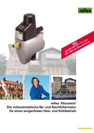 reflex 'fillcontrol' Die vollautomatische Be- und Nachfüllarmatur für ...