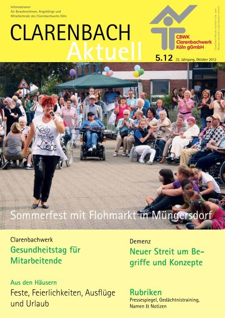 Oktober 2012 Clarenbachwerk