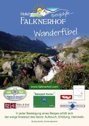 unsere Wanderfibel - Falknerhof