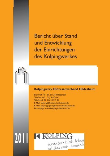 Rechenschaftsbericht 2011 - Kolping Diözesanverband Hildesheim