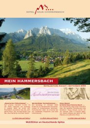 MEIN HAMMERSBACH - Hotel Haus Hammersbach
