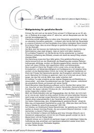 Pfarrbrief 10.04.18doc - Pastoralverbund Rietberg - Süd