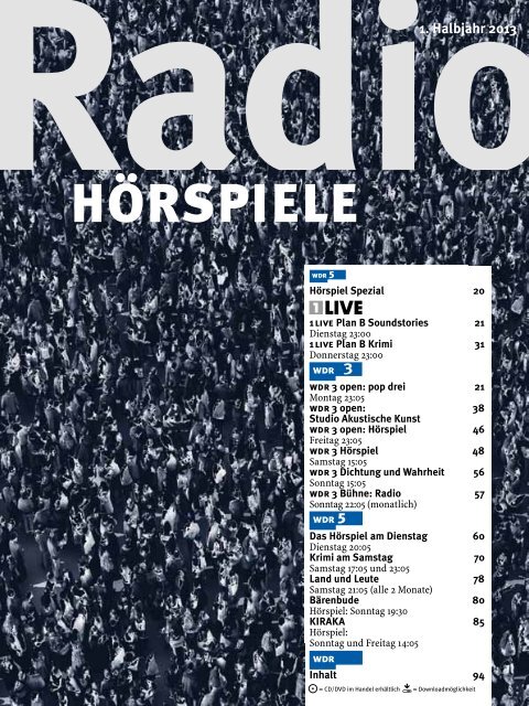 Hörspielkatalog (PDF-Download: 3,0 MB) - WDR.de