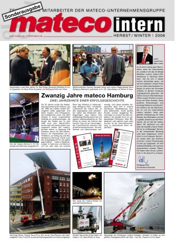 Zwanzig Jahre mateco Hamburg