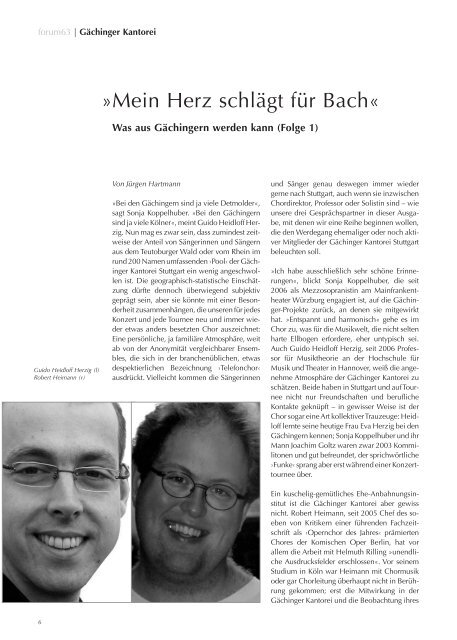 Was aus Gächingern werden kann - Internationale Bachakademie ...
