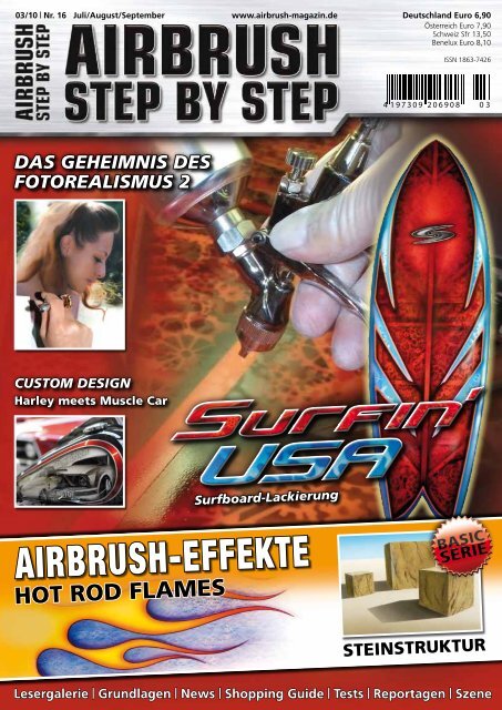 AIRBRUSH-EFFEKTE - Airbrush Step by Step Magazin